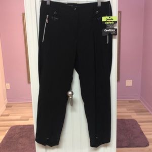 Jamie Sadock Black Capri Pants Size 4 NWT